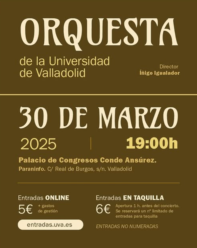 concierto orquesta uva
